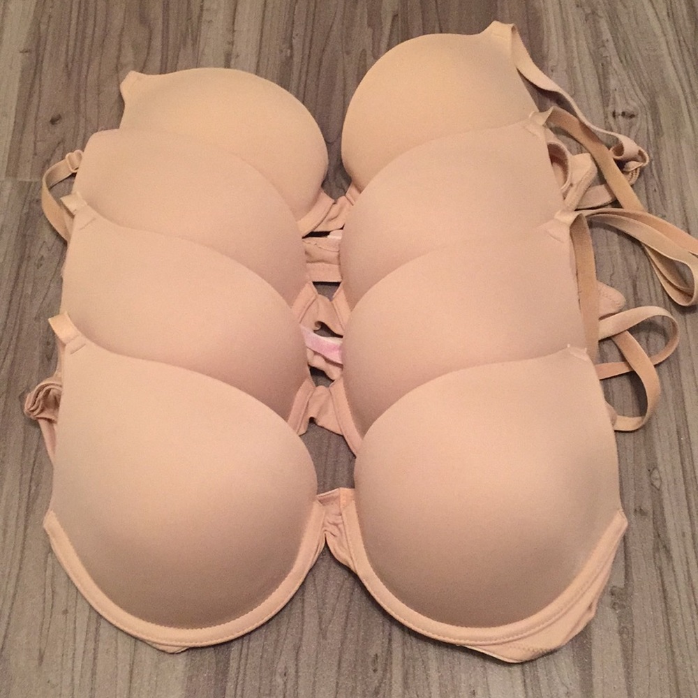 Push up tee shirt bras by PINK Victoria’s Secret